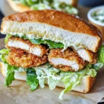 Crunchy Chicken Caesar Sandwich