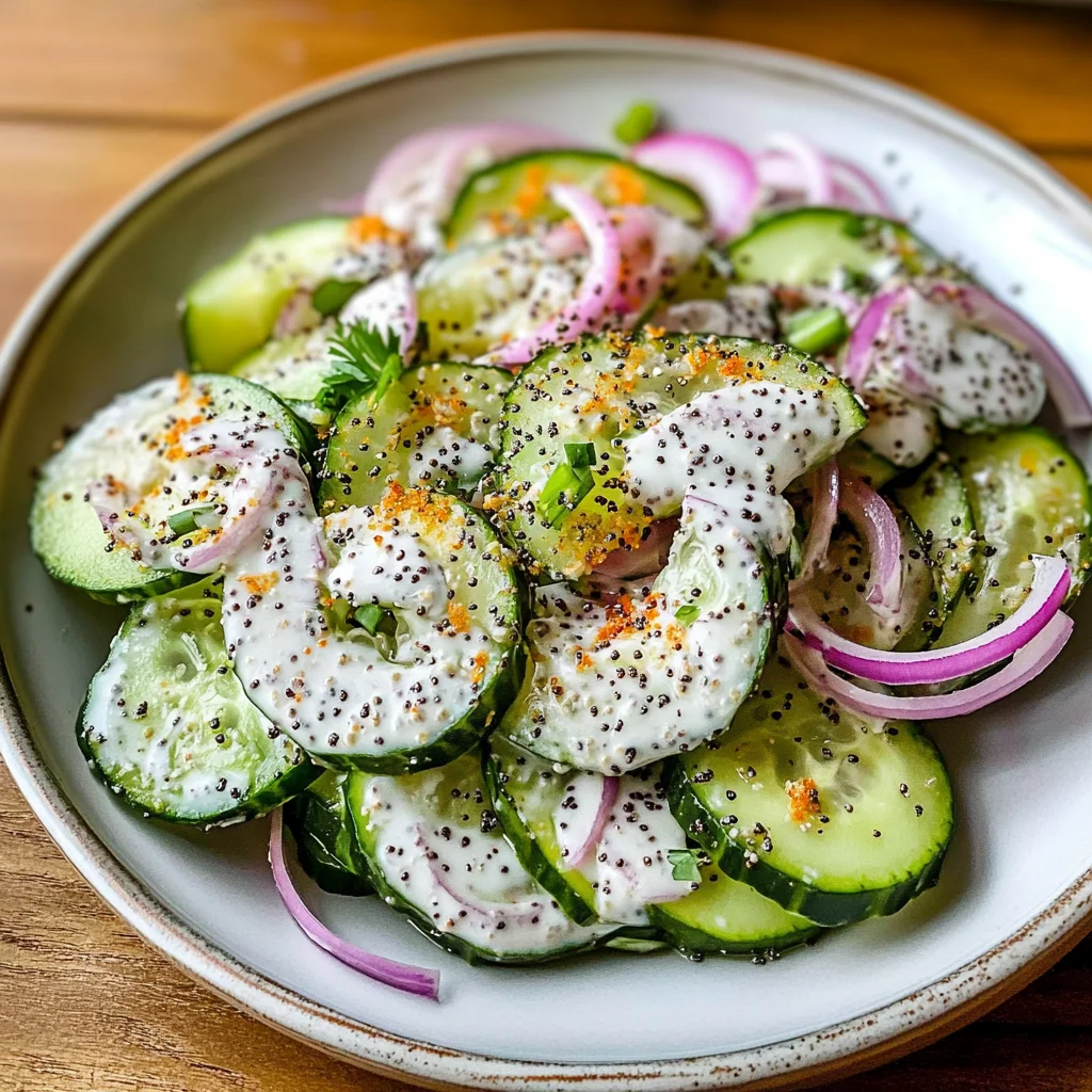 Cucumber Everything Bagel Salad