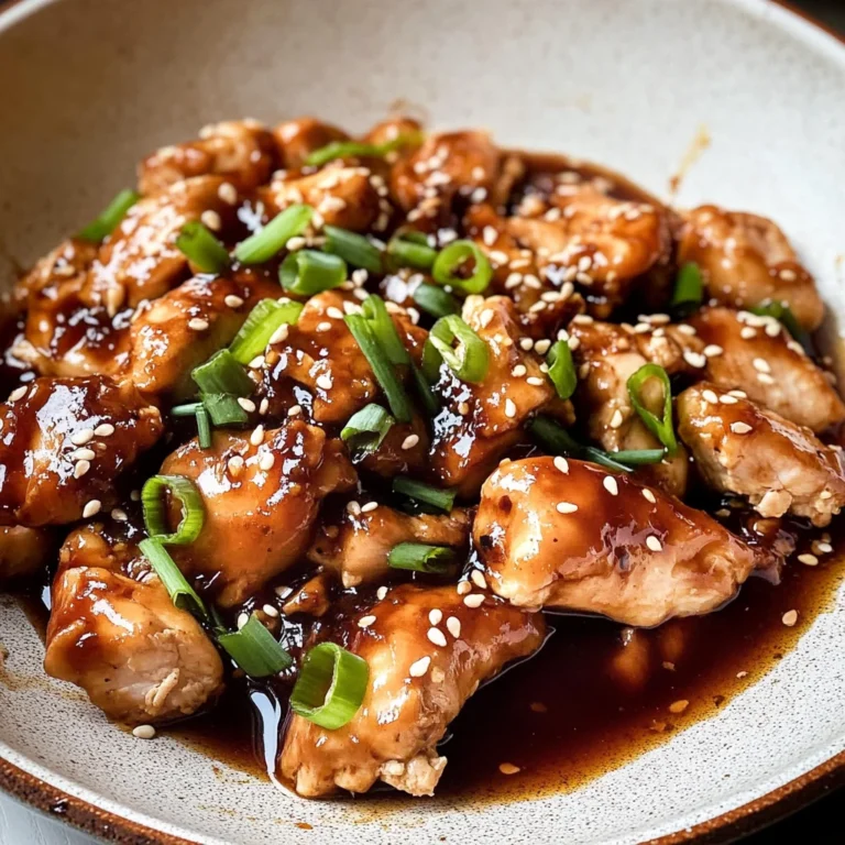 Easy Bourbon Chicken