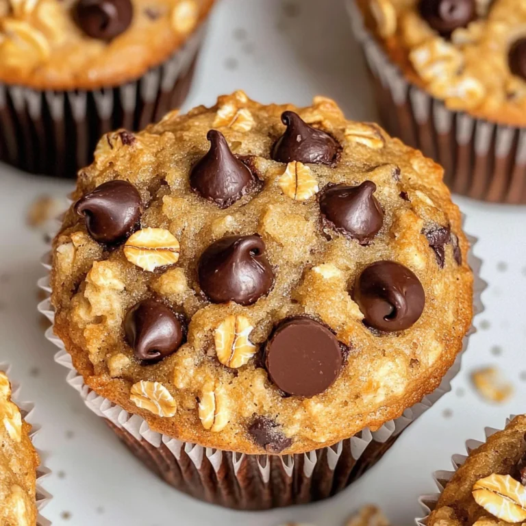 Fearless 3-Day Oatmeal Chocolate Chip Breakfast Muffins