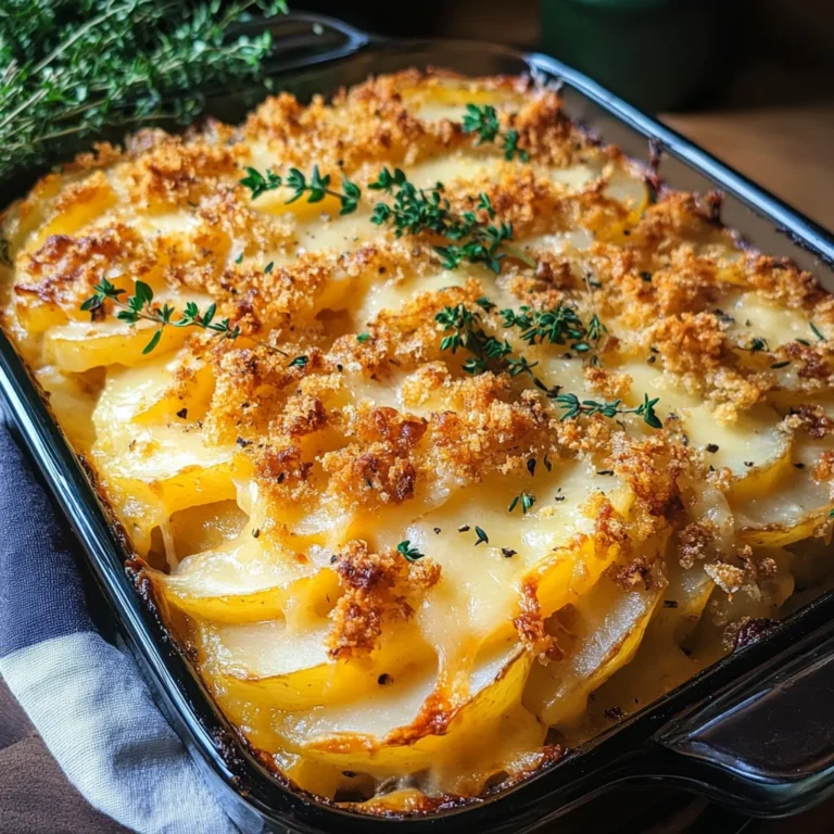 French Onion Potato Bake