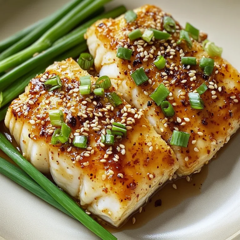 Ginger Soy Glazed Cod
