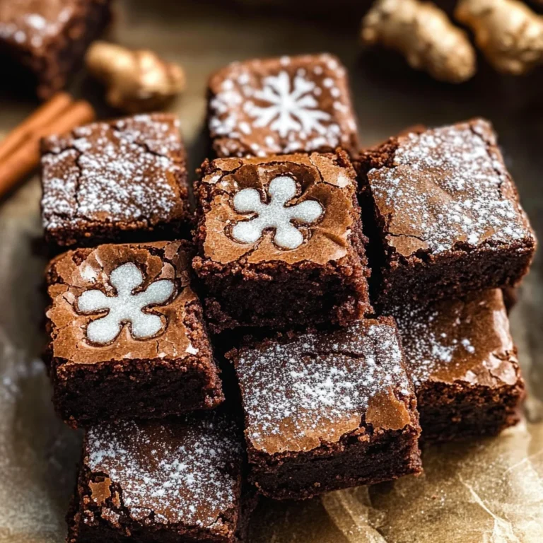Gingerbread Brownies
