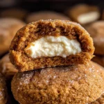 Gingerbread Cheesecake Cookies