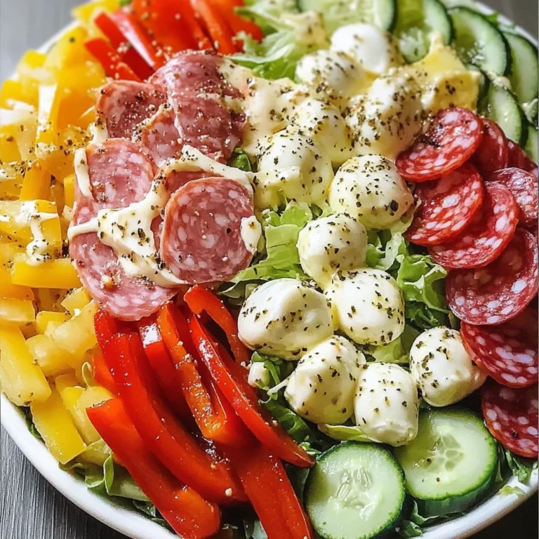 Italian Sub Salad, Two Ways