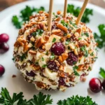 Juicy Christmas Cheese Ball