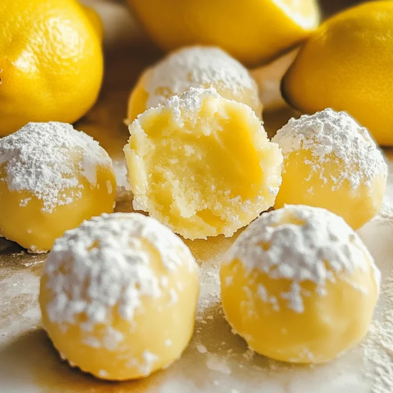 Lemon Truffles