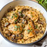 Marsala Chicken Orzo