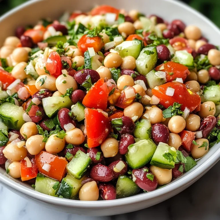 Mediterranean Bean Salad