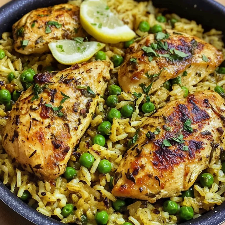 One Pan Mediterranean Chicken And Rice