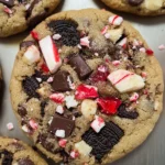 Oreo Chocolate Chip Peppermint Cookies