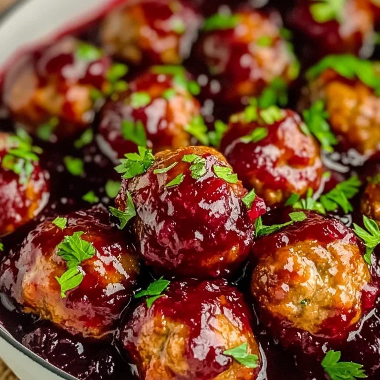 Quick Cranberry Meatballs (Christmas Recipe)