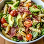 Quick Gluten Free Dairy Free BLT Pasta Salad