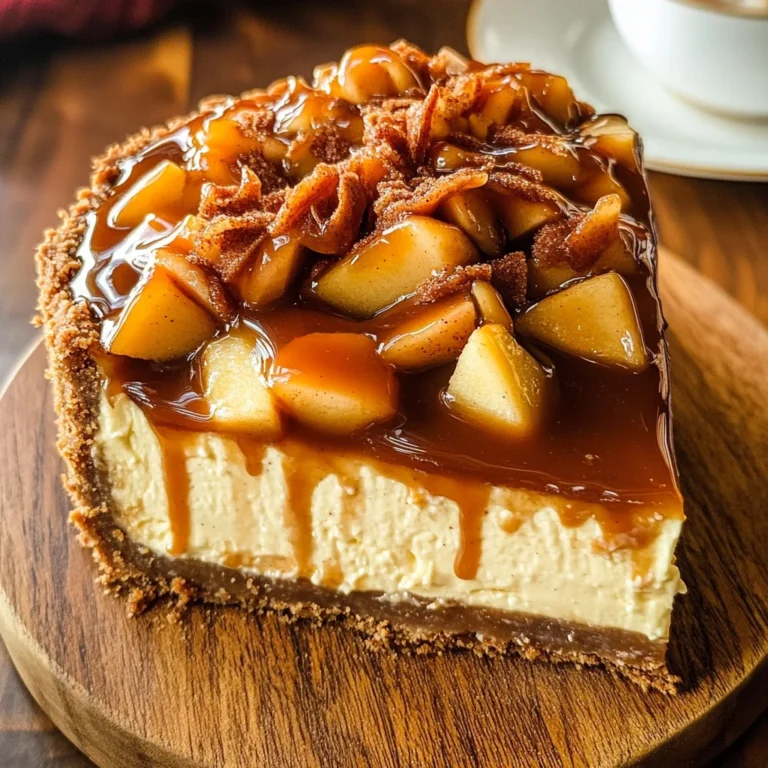 Salted Caramel Apple Pie Cheesecake Recipe
