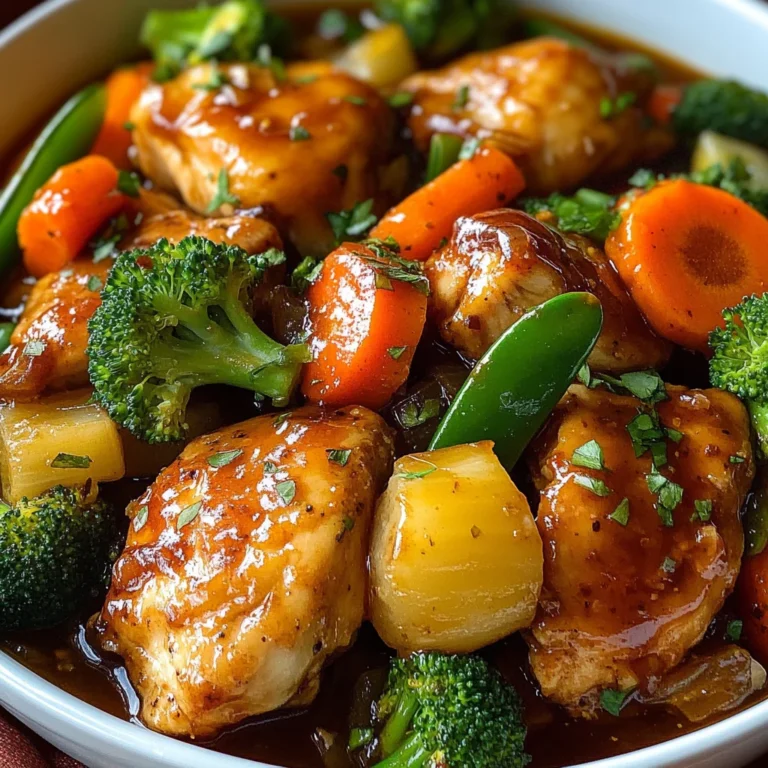 Slow Cooker Honey Garlic Chicken And Veggies Recipe