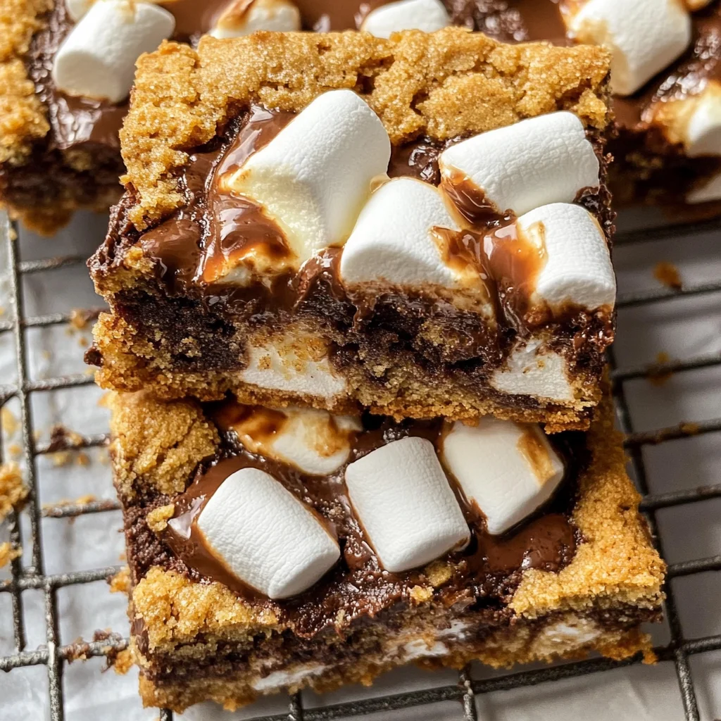 S'mores Cookie Bars