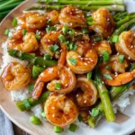 Sweet Chili Shrimp with Asparagus