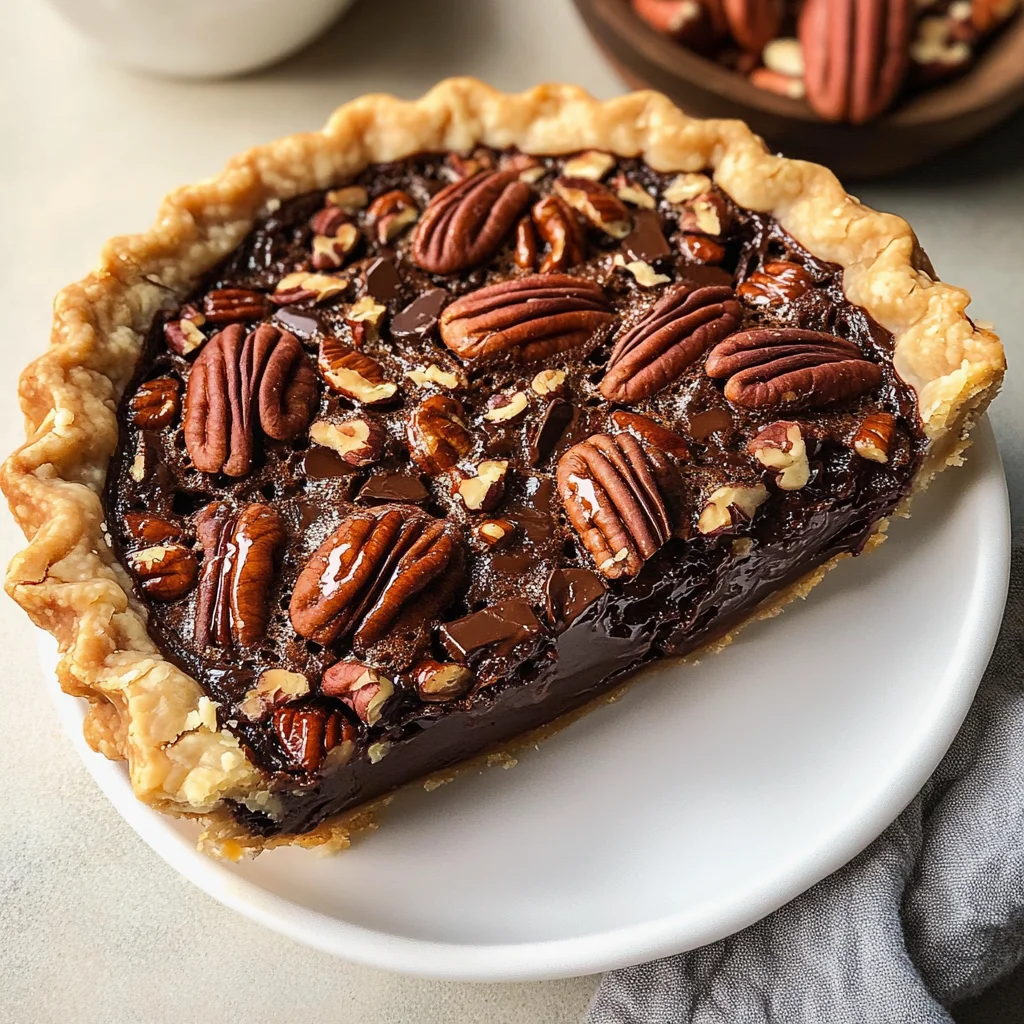 Texas Chocolate Pecan Pie