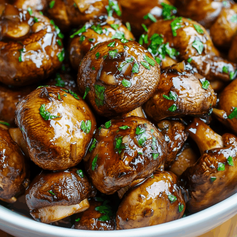 Balsamic Roasted Mushrooms