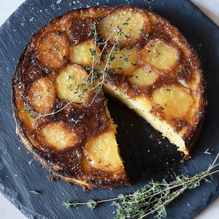 Crispy Balsamic-Thyme Potato Torte