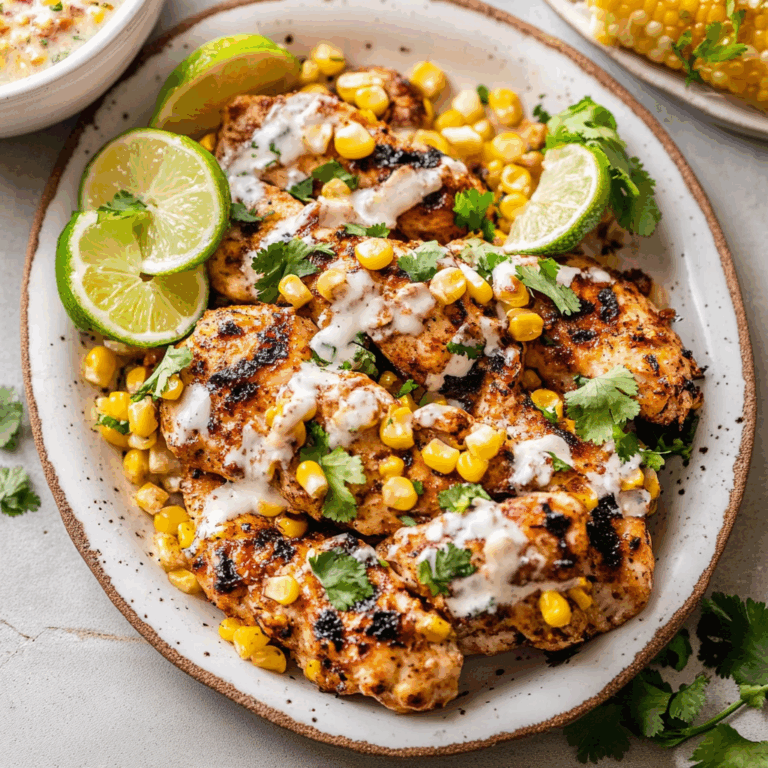 Mexican Street Corn Chicken