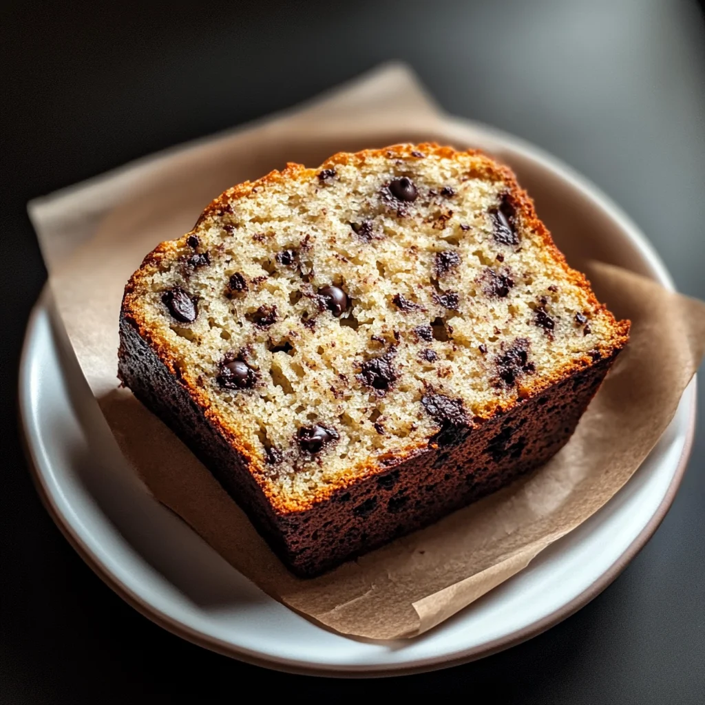 Banana Bread Recipe with Chocolate Chips