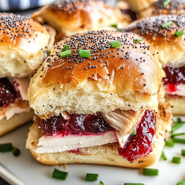 CRANBERRY TURKEY SLIDERS