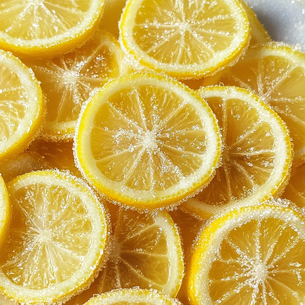 Candied Lemon Slices
