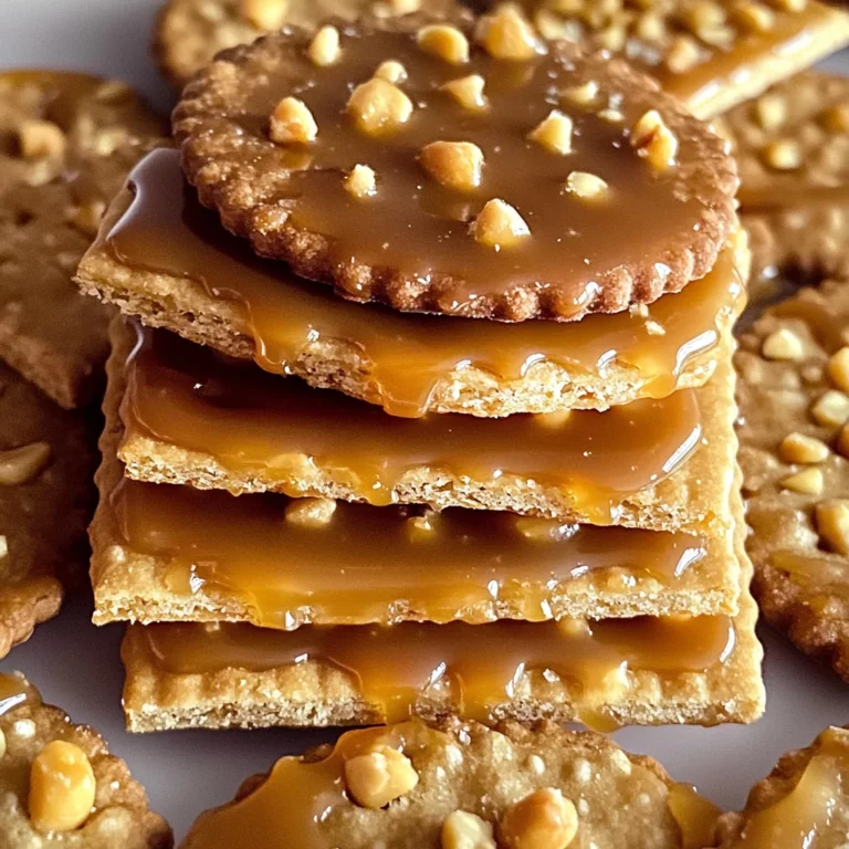 Caramel Peanut Ritz Cracker Treats