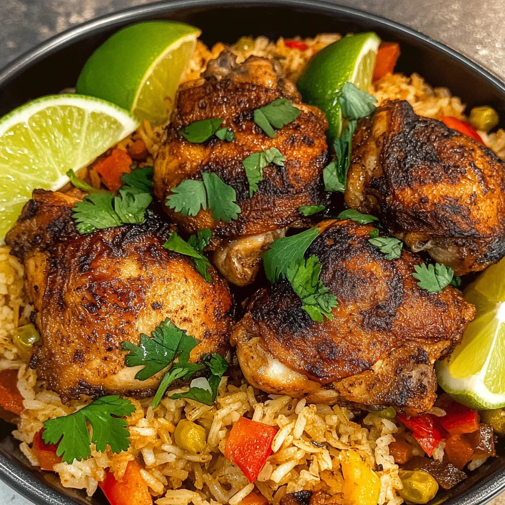 Caribbean Chicken and Rice – Tropical Flavor in Every Bite