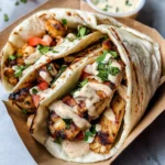 Chicken Shawarma with Creamy Garlic Sauce