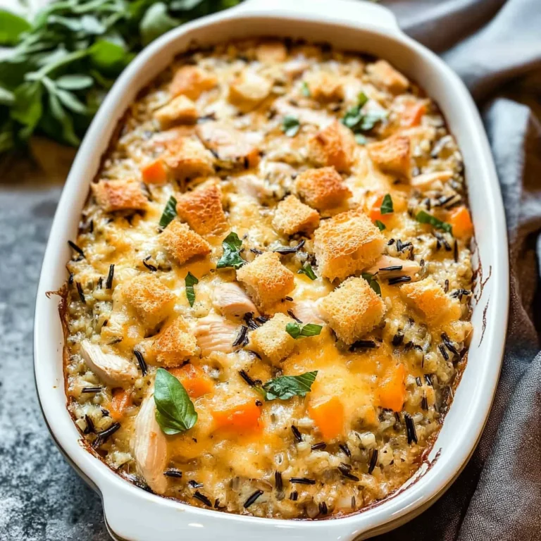 Chicken Wild Rice Casserole Recipe