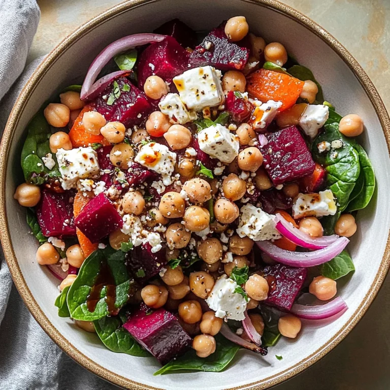 Chickpea, Beet and Feta Salad