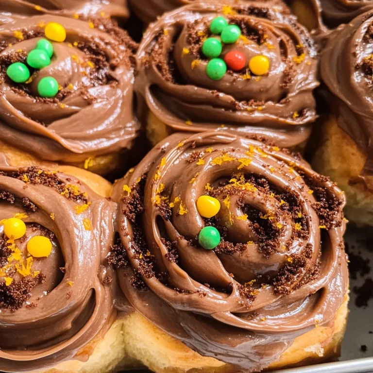 Chocolate Orange Cinnamon Rolls