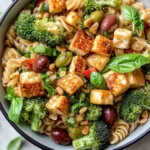 Colorful Halloumi Pasta Salad