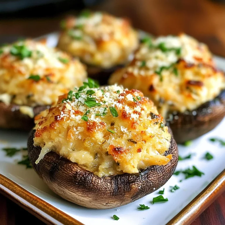 Crab Stuffed Mushrooms Recipe