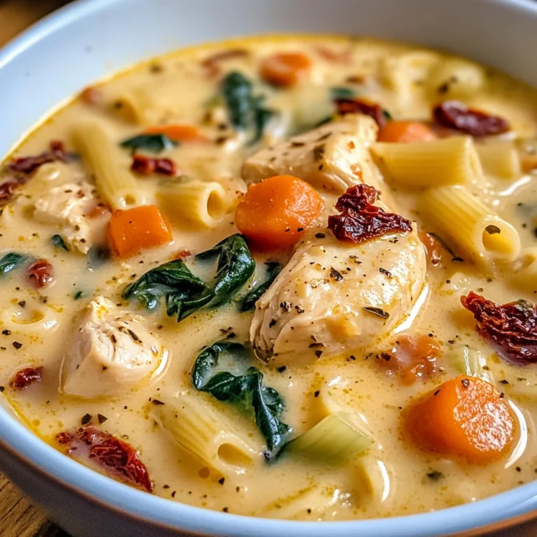 Creamy Marry Me Tuscan Chicken Soup