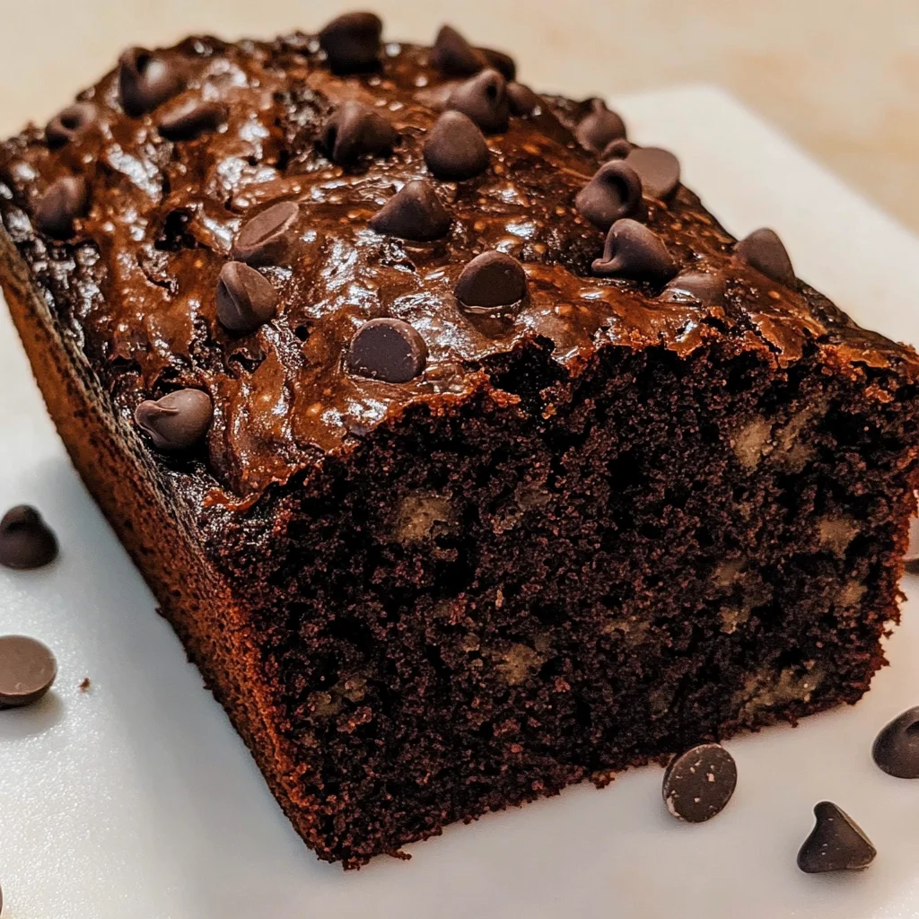 Double Chocolate Banana Bread