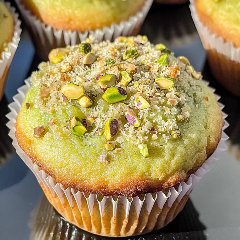 Easy Bakery-Style Pistachio Muffins