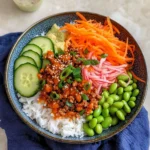 Ground Turkey Rice Bowls with Bang Bang Sauce