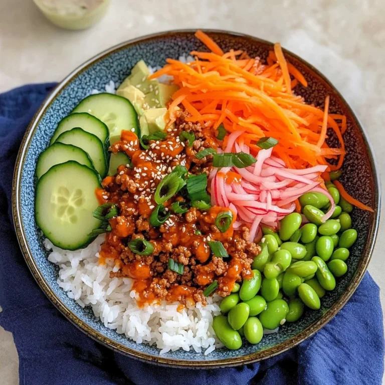 Ground Turkey Rice Bowls with Bang Bang Sauce