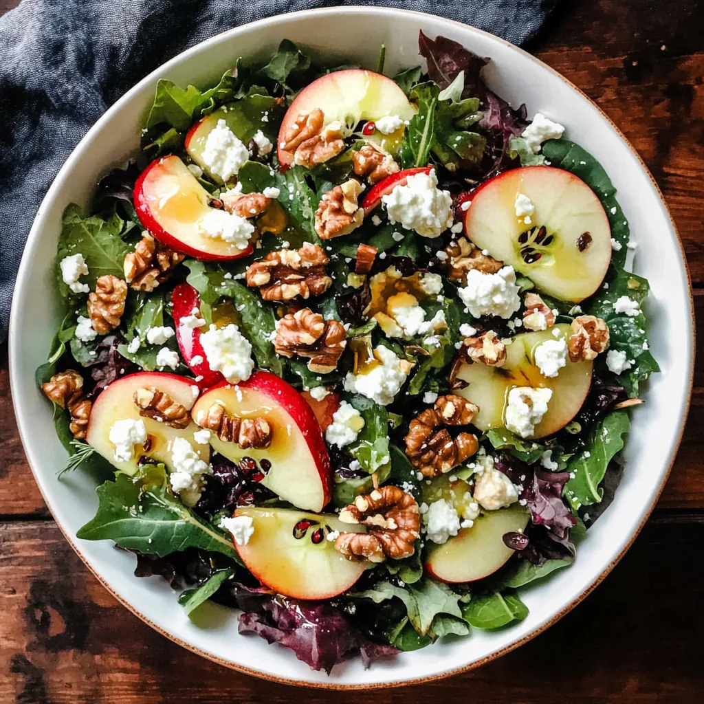Honeycrisp Apple and Feta Salad