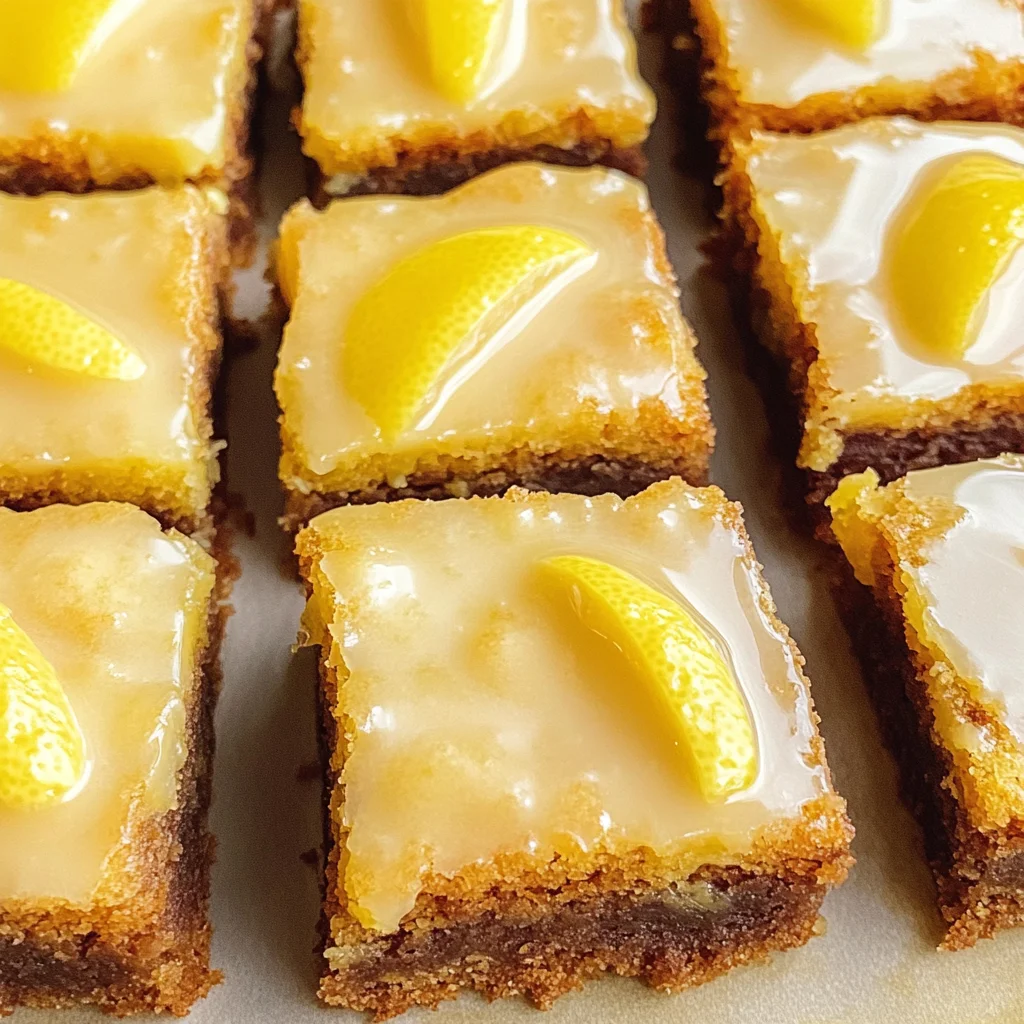 Lemon Brownie Recipe