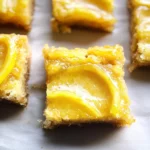 Lemon Curd Blondie Bars
