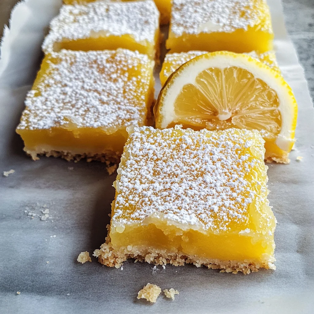 Meyer Lemon Bars Recipe