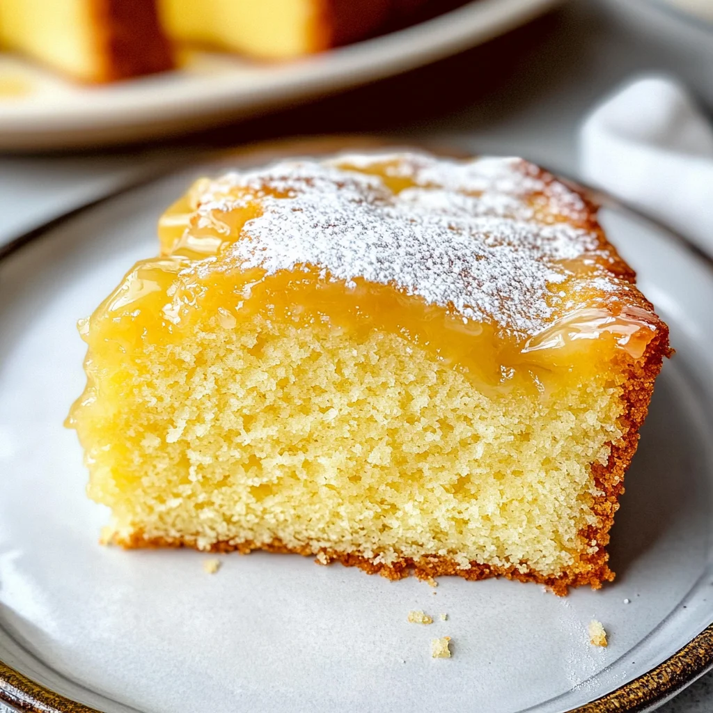 Meyer Lemon Syrup Cake