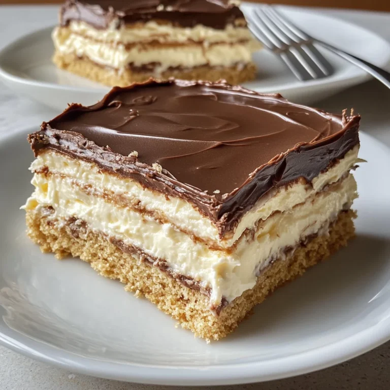 No-Bake Chocolate Eclair Cake Recipe