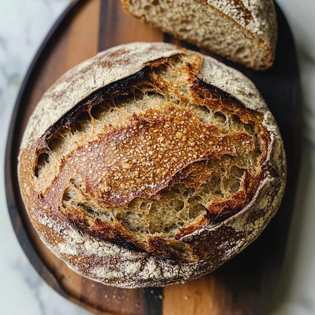 No Knead Rye Bread