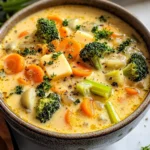 One Pot Creamy Vegetable Soup