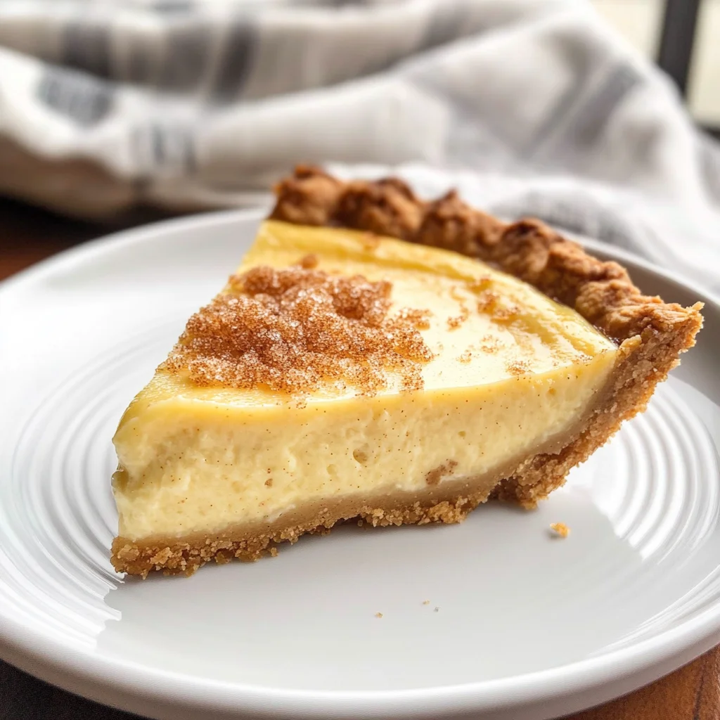 Recipe For Egg Custard Pie